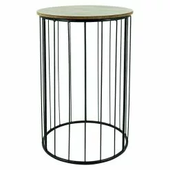 BAUHAUS Beistelltisch Ø X H: 25 X 60 Cm, Metall