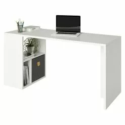 BAUHAUS Phönix Fortuna Regalschreibtisch L X B X H: 57,9 X 154 X 75 Cm, Weiß