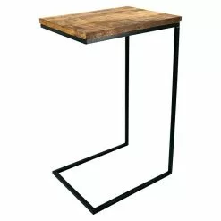 BAUHAUS Beistelltisch Größe: M, Material Tischplatte: Mangoholz