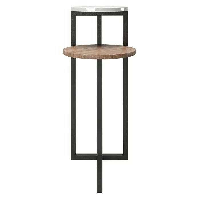 BAUHAUS Phönix Playboy Beistelltisch Cheryl L X B X H: 49 X 49 X 80 Cm, Nussbaum, Anzahl Böden: 2 Stk. 4 BAUHAUS Phönix Playboy Beistelltisch Cheryl L X B X H: 49 X 49 X 80 Cm, Nussbaum, Anzahl Böden: 2 Stk. – Bild 4