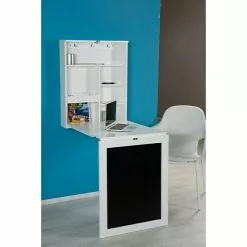 BAUHAUS Phönix Wandschreibtisch York L X B X H: 60 X 75,5 X 149 Cm, Weiß/Schwarz 11 BAUHAUS Phönix Wandschreibtisch York L X B X H: 60 X 75,5 X 149 Cm, Weiß/Schwarz -BAUHAUS 12 1051