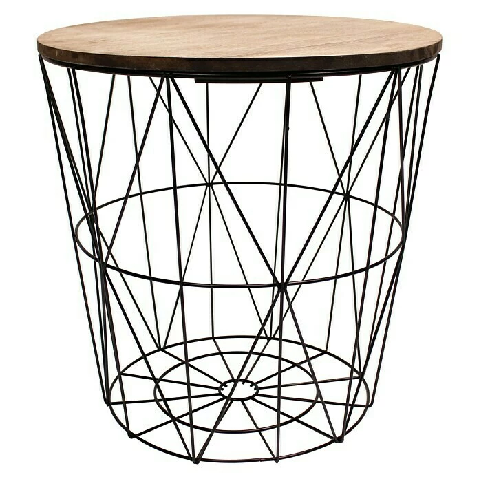 BAUHAUS Beistelltisch Ø X H: 39 X 39 Cm, Mitteldichte Holzfaserplatte (MDF), Dunkelbraun 1 BAUHAUS Beistelltisch Ø X H: 39 X 39 Cm, Mitteldichte Holzfaserplatte (MDF), Dunkelbraun