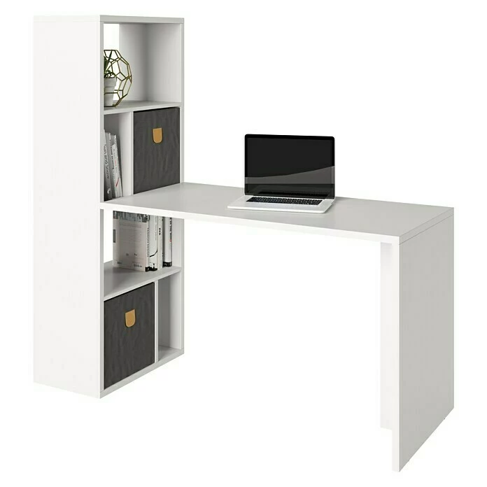 BAUHAUS Phönix Fortuna Regalschreibtisch Weiß, Anzahl Fächer: 6 Stk. 1 BAUHAUS Phönix Fortuna Regalschreibtisch Weiß, Anzahl Fächer: 6 Stk.