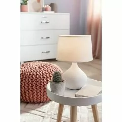 BAUHAUS Phönix Beistelltisch Buffalo Ø X H: 32 X 35 Cm, Weiß -BAUHAUS 12 1080