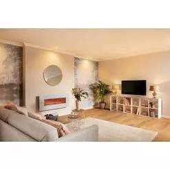 BAUHAUS Beistelltisch Ø X H: 35 X 37 Cm, Natur/Weiß, Mangoholz -BAUHAUS 12 1098