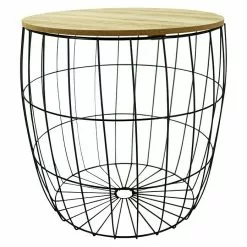 BAUHAUS Beistelltisch Ø X H: 40 X 41 Cm, Mitteldichte Holzfaserplatte (MDF)