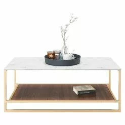 BAUHAUS Phönix Playboy Couchtisch Olivia L X B X H: 60 X 120 X 45 Cm, Nussbaum -BAUHAUS 12 1128