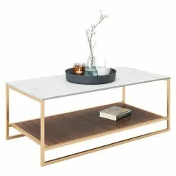 BAUHAUS Phönix Playboy Couchtisch Olivia L X B X H: 60 X 120 X 45 Cm, Nussbaum -BAUHAUS 12 1129