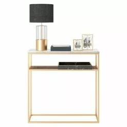 BAUHAUS Phönix Playboy Beistelltisch Candy L X B X H: 30 X 105 X 95 Cm, Gold -BAUHAUS 12 1133