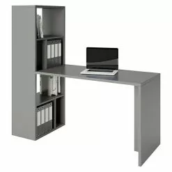 BAUHAUS Phönix Fortuna Regalschreibtisch Grau, Anzahl Fächer: 6 Stk.