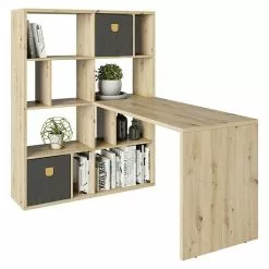 BAUHAUS Phönix Fortuna Regalschreibtisch Eiche, Anzahl Fächer: 12 Stk.