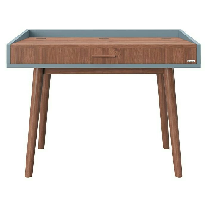 BAUHAUS Phönix Playboy Schminktisch Henriette L X B X H: 50 X 100 X 75 Cm, Nussbaum, Spiegel 3 BAUHAUS Phönix Playboy Schminktisch Henriette L X B X H: 50 X 100 X 75 Cm, Nussbaum, Spiegel – Bild 3