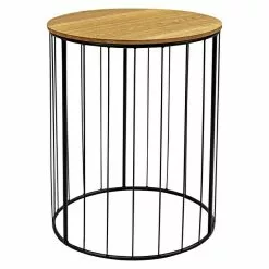 BAUHAUS Beistelltisch Rund Ø X H: 40 X 50 Cm, Holz, Braun -BAUHAUS 12 1219