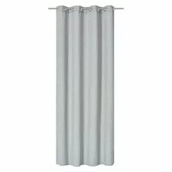 BAUHAUS Elbersdrucke Ösenschal Elba Grau, 100% Polyester