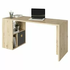 BAUHAUS Phönix Fortuna Regalschreibtisch L X B X H: 57,9 X 154 X 75 Cm, Eiche