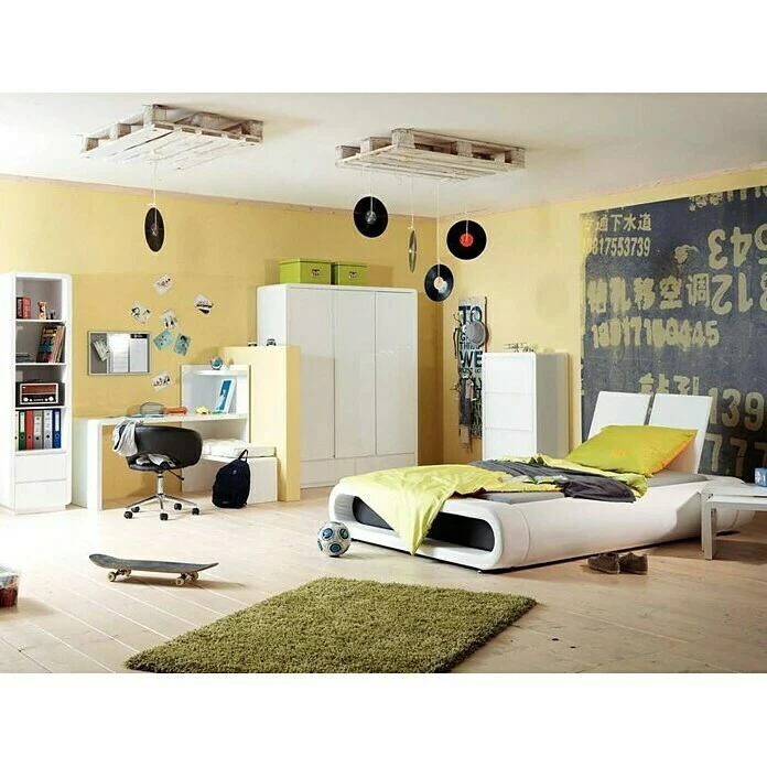 BAUHAUS Phönix Atlanta Schreibtisch L X B X H: 350 X 142 X 118,2 Cm, Weiß 4 BAUHAUS Phönix Atlanta Schreibtisch L X B X H: 350 X 142 X 118,2 Cm, Weiß – Bild 4