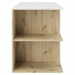 BAUHAUS Phönix Schreibtisch Taipei L X B X H: 60 X 120 X 75 Cm, Weiß/Eiche -BAUHAUS 12 1258