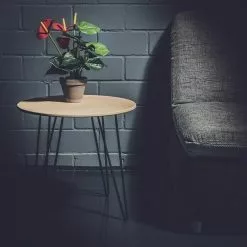 BAUHAUS Beistelltisch Ø X H: 48 X 45 Cm, Mitteldichte Holzfaserplatte (MDF) -BAUHAUS 12 1265