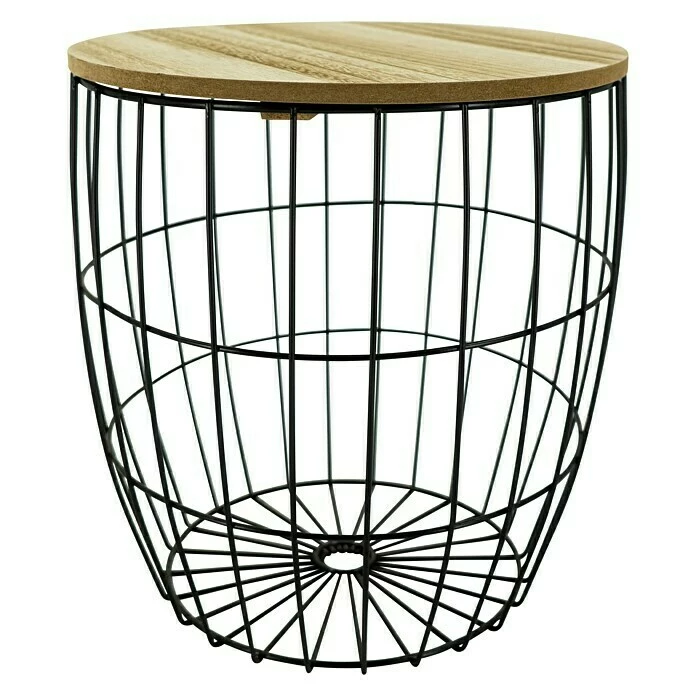 BAUHAUS Beistelltisch Ø X H: 30 X 32 Cm, Mitteldichte Holzfaserplatte (MDF) 1 BAUHAUS Beistelltisch Ø X H: 30 X 32 Cm, Mitteldichte Holzfaserplatte (MDF)