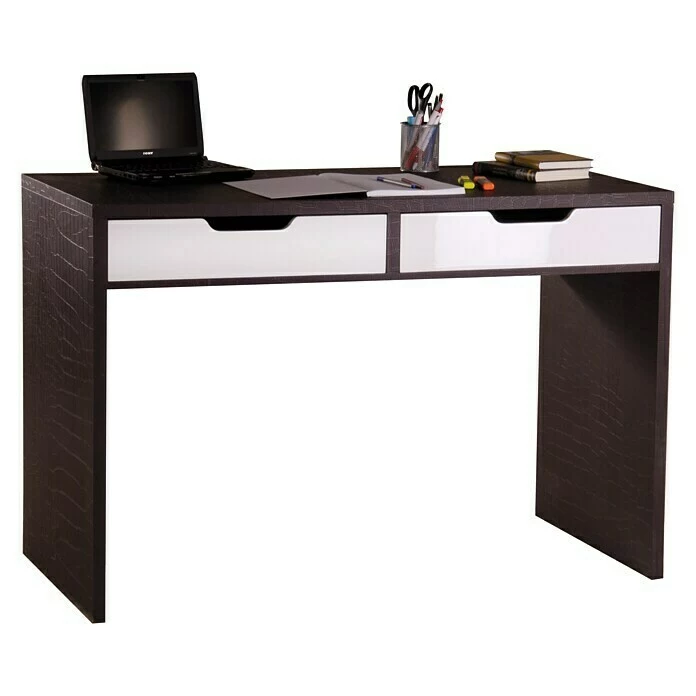 BAUHAUS Phönix Croco Schreibtisch L X B X H: 60 X 120 X 78 Cm, Braun 1 BAUHAUS Phönix Croco Schreibtisch L X B X H: 60 X 120 X 78 Cm, Braun