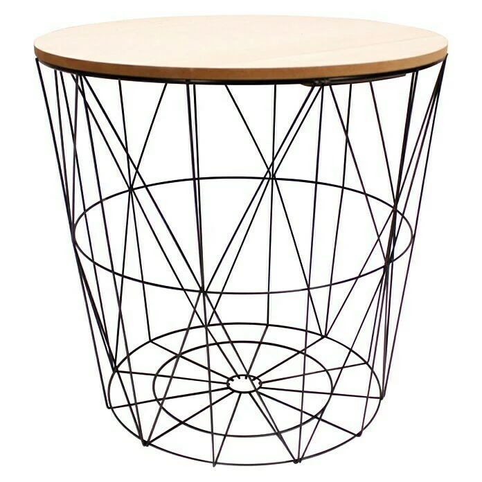 BAUHAUS Beistelltisch Ø X H: 39 X 39 Cm, Mitteldichte Holzfaserplatte (MDF), Hellbraun 1 BAUHAUS Beistelltisch Ø X H: 39 X 39 Cm, Mitteldichte Holzfaserplatte (MDF), Hellbraun