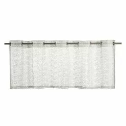 BAUHAUS Elbersdrucke Bistrogardine Network 140 X 48 Cm, 100 % Polyester, Allover, Offwhite