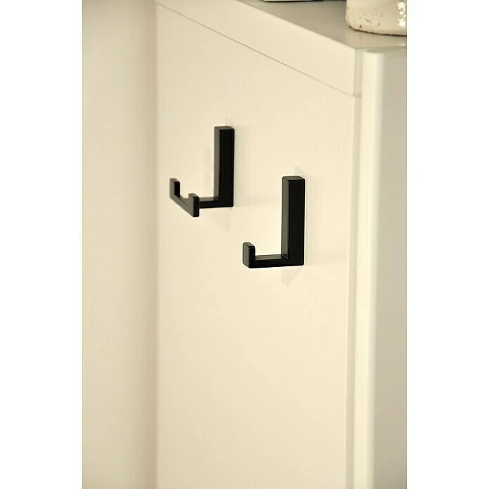 BAUHAUS Siro Garderobenhaken L X B X H: 15 X 61 X 40 Mm, Anzahl Haken: 1 Stk., Schwarz 6 BAUHAUS Siro Garderobenhaken L X B X H: 15 X 61 X 40 Mm, Anzahl Haken: 1 Stk., Schwarz – Bild 6