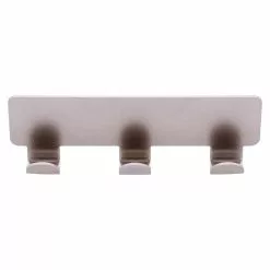 BAUHAUS Siro Hakenleiste 2178-114ZN4KV1S 114 X 16 Mm, Anzahl Haken: 3 Stk., Vernickelt Matt -BAUHAUS 12 1350