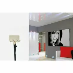 BAUHAUS Siro Hakenleiste 2178-114ZN4KV1S 114 X 16 Mm, Anzahl Haken: 3 Stk., Vernickelt Matt -BAUHAUS 12 1353