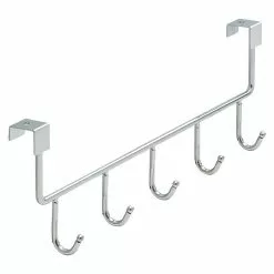 BAUHAUS Siro Türgarderobe 2378 L X H: 355 X 110 Mm, Anzahl Haken: 5 Stk., Verchromt -BAUHAUS 12 1377