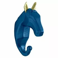 BAUHAUS Garderobenhaken Einhorn L X B X H: 4 X 7 X 12 Cm, Blau -BAUHAUS 12 1392