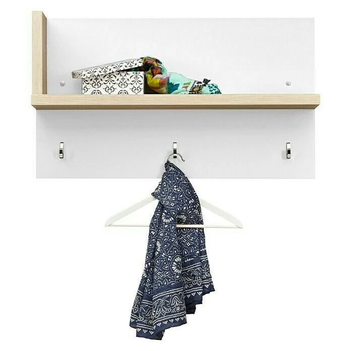 BAUHAUS CS Schmal Garderobenpaneel My Ell L X B X H: 22 X 86 X 50 Cm, Weiß 3 BAUHAUS CS Schmal Garderobenpaneel My Ell L X B X H: 22 X 86 X 50 Cm, Weiß – Bild 3