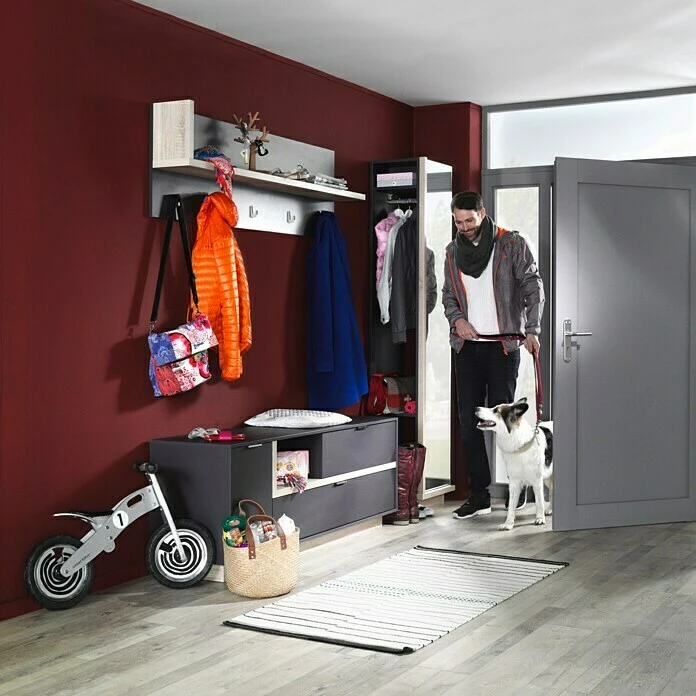 BAUHAUS CS Schmal Garderobenpaneel My Ell L X B X H: 22 X 86 X 50 Cm, Weiß 4 BAUHAUS CS Schmal Garderobenpaneel My Ell L X B X H: 22 X 86 X 50 Cm, Weiß – Bild 4