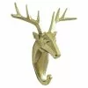 BAUHAUS Garderobenhaken Rentier L X B X H: 16 X 6,2 X 17 Cm, Gold