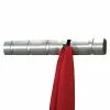 BAUHAUS Umbra Garderobenleiste Flip L X B X H: 51 X 2,5 X 7,6 Cm, Anzahl Haken: 5 Stk., Silber