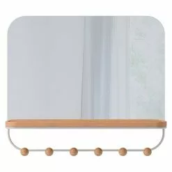 BAUHAUS Umbra Garderobenhaken Estique L X B X H: 10,2 X 45,7 X 40,6 Cm, Anzahl Haken: 6 Stk.