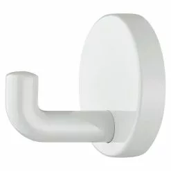 BAUHAUS Garderobenhaken Ø X L: 40 X 30 Mm, Polyamid, Wandmontage, Weiß