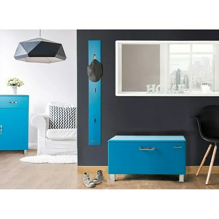 BAUHAUS Phönix Miami Garderobenpaneel L X B X H: 2,2 X 80 X 14 Cm, Hellblau 2 BAUHAUS Phönix Miami Garderobenpaneel L X B X H: 2,2 X 80 X 14 Cm, Hellblau – Bild 2