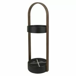 BAUHAUS Umbra Schirmständer Hub Ø X H: 22,2 X 68,6 Cm, Walnuss