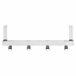 BAUHAUS Siro Türgarderobe 1443 Chrom L X H: 404 X 51 Mm, Anzahl Haken: 4 Stk., Verchromt 9 BAUHAUS Siro Türgarderobe 1443 Chrom L X H: 404 X 51 Mm, Anzahl Haken: 4 Stk., Verchromt -BAUHAUS 12 1485