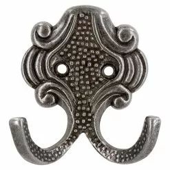 BAUHAUS Siro Garderobenhaken 431/ZN8 L X B X H: 61 X 65 X 28 Mm, Anzahl Haken: 1 Stk., Eisen - Antik