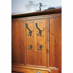 BAUHAUS Siro Garderobenhaken 431/ZN8 L X B X H: 61 X 65 X 28 Mm, Anzahl Haken: 1 Stk., Eisen - Antik -BAUHAUS 12 1492