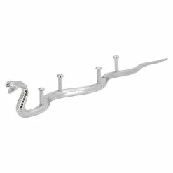 BAUHAUS Siro Hakenleiste 2088 Chrom L X H: 369 X 40 Mm, Anzahl Haken: 4 Stk. -BAUHAUS 12 1545