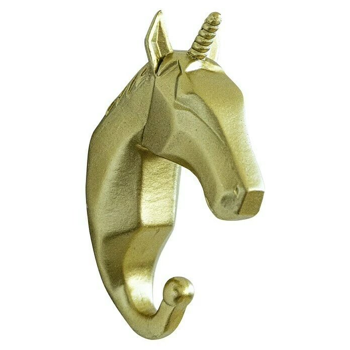 BAUHAUS Garderobenhaken Einhorn L X B X H: 4 X 7 X 12 Cm, Gold 1 BAUHAUS Garderobenhaken Einhorn L X B X H: 4 X 7 X 12 Cm, Gold