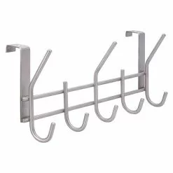 BAUHAUS Siro Türgarderobe 2257 Edelstahl L X H: 340 X 151 Mm, Anzahl Haken: 5 Stk.