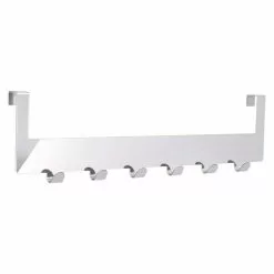 BAUHAUS Siro Türgarderobe 1977 Metall Chrom L X H: 375 X 100 Mm, Anzahl Haken: 6 Stk.