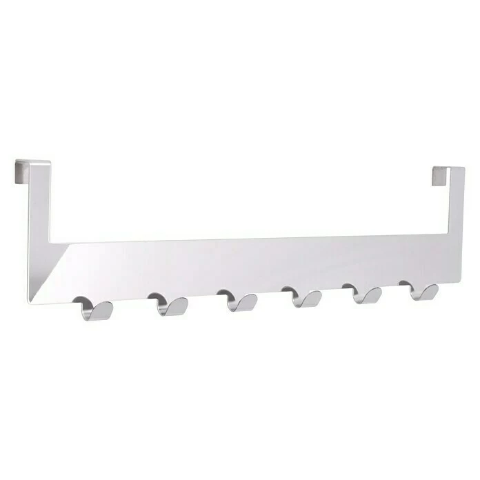 BAUHAUS Siro Türgarderobe 1977 Metall Chrom L X H: 375 X 100 Mm, Anzahl Haken: 6 Stk. 1 BAUHAUS Siro Türgarderobe 1977 Metall Chrom L X H: 375 X 100 Mm, Anzahl Haken: 6 Stk.