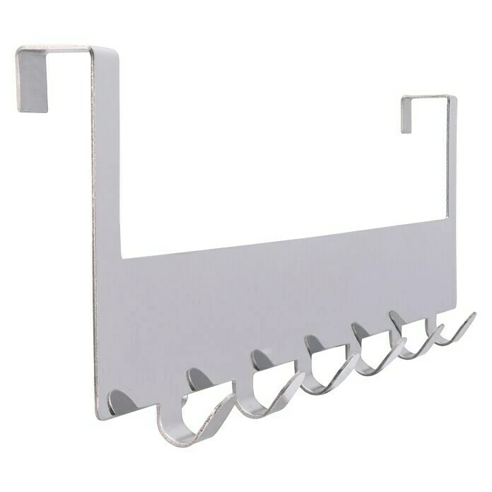 BAUHAUS Siro Türgarderobe 1977 Metall Chrom L X H: 375 X 100 Mm, Anzahl Haken: 6 Stk. 3 BAUHAUS Siro Türgarderobe 1977 Metall Chrom L X H: 375 X 100 Mm, Anzahl Haken: 6 Stk. – Bild 3