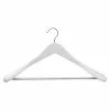 BAUHAUS Pador Kleiderbügel Formbügel Lotusholz Weiss, Holz