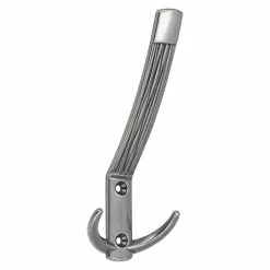 BAUHAUS Siro Garderobenhaken 2213/ZN29 L X B X H: 60 X 148 X 66 Mm, Anzahl Haken: 1 Stk., Silber